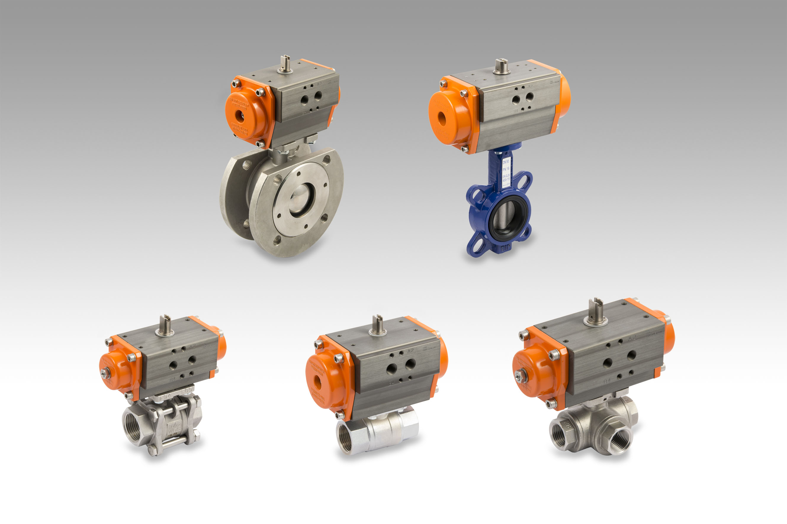 Válvulas de Processo Múltiplos Fluídos - Válvulas Acionadas