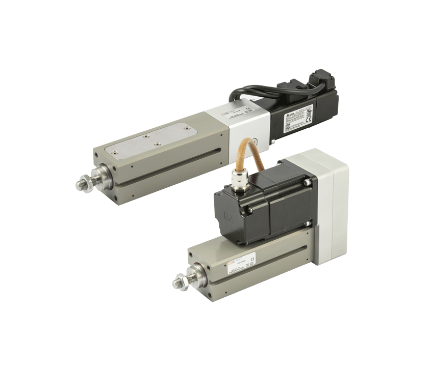 <p></p><header><h4>Electric Cylinder Series Elektro SSC</h4></header><p><p>Os novos cilindros <b>ELEKTRO SSC</b> podem ser definidos como a
versão “ELÉTRICA” dos cilindros compactos pneumáticos.</p>
<p>Desenhados para aplicações que requerem componentes de
dimensões reduzidas, os novos <b>Elektro SSC</b> têm  corpo único, sem cabeçote dianteiro, com interface
de conexão, conforme  a norma ISO 15552, fabricados
em alumínio com revestimento resistente ao desgaste.</p>
<p>Estão disponíveis <b>Ø32</b>, com  dois curso predefinidos, <b>30mm e 55mm</b> (já
incluso curso extra para homing magnético), na versão em linha ou com
engrenagem.</p>
<p>O novo <b>Elektro SSC</b> pode ser fabricado com um fuso de aço
temperado e uma porca de esfera recicurlante ou um fuso de aço inoxidável e uma
porca de chumbo em tecnopolimero, de acordo com a aplicação. Todas as versões
estão disponíveis com/ou sem o sistema de antirrotação incorporado.</p>
<p>As soluções padrão apresentadas em nosso catálogo são
fornecidas com uma seleção de motores de passo (também na versão com encoder ou
com freio e encoder) e motores Brushless  (também com a versão com freio) dimensionados,
segundo o tipo de cilindro.</p>
<p>Como todos os outros artigos da linha <b>Elektro</b>, podemos
fornecer soluções com motores escolhidos e/ou fornecidos pelos clientes.</p><br></p><a href="Y:\Marketing-MW\Informes Técnicos\8 - INFORME TÉCNICO 2021\CIRC 09 - CYLINDERS SERIE ELEKTRO SSC"></a><a href="https://www.metalwork.com.br/files/uploads/products/GJ08D89YwRVVPStJqAJPLlFOy5gK7xyKxb9hjsdX.pdf">Declaração</a><br><p></p>